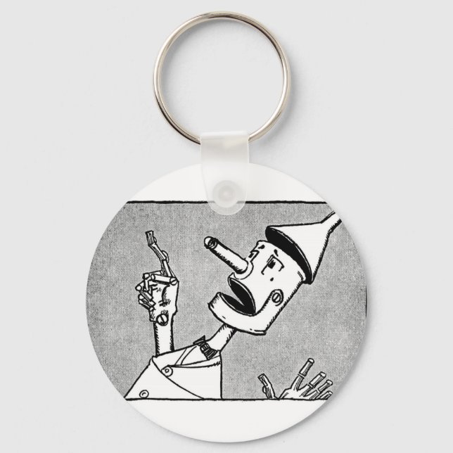 Wizard of Oz Tin Woodman Key Ring (Front)
