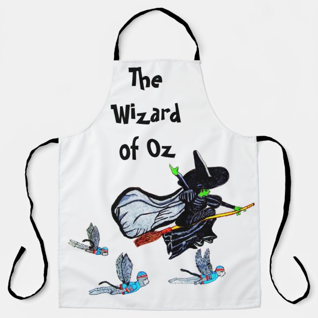 WIZARD OF OZ WICKED WITCH  LONG APRON (Front)