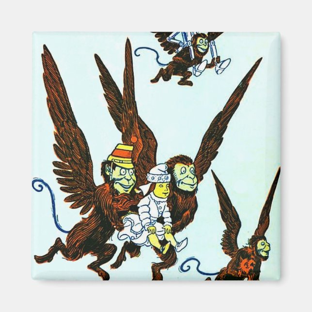 Wizard of Oz Winged monkeys flying monkeys Magnet (Front)