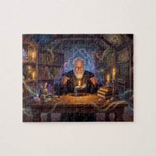 Wizard of Powerful Minimalism Jigsaw Puzzle