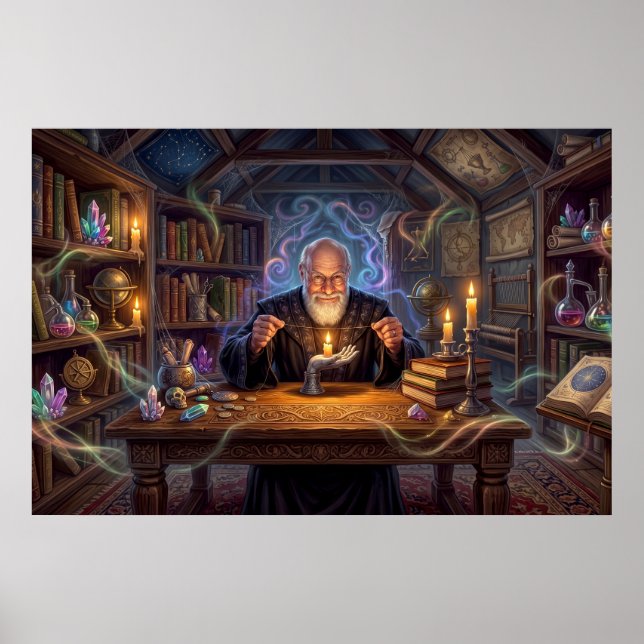 Wizard of Powerful Minimalism Poster (Front)