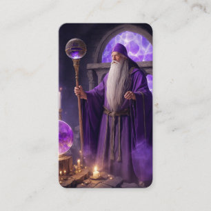 Wizard of the Eternal Ages Bookmark Business Card