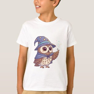 Wizard Owl Casting a Spell T-Shirt
