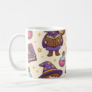 Wizard Owl Magic Mug – Cute Fantasy Pattern