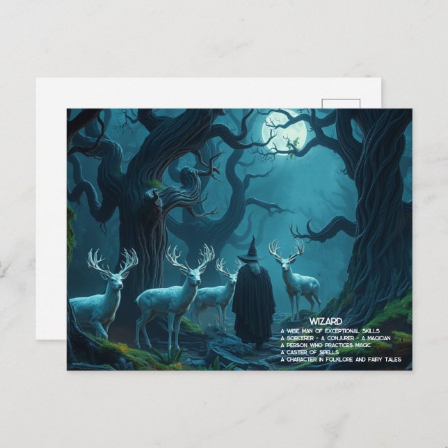 Wizard Postcard (Front/Back)