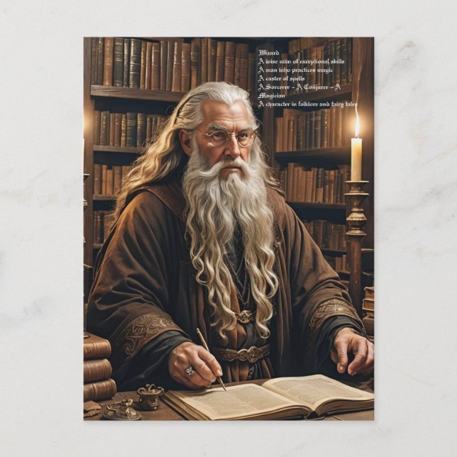 Wizard Postcard (Front)