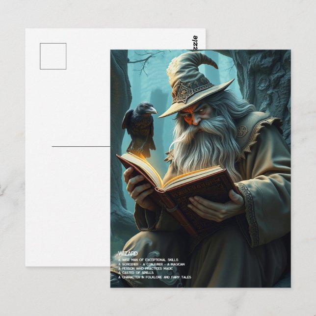Wizard Postcard (Front/Back)