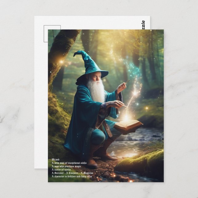 Wizard Postcard (Front/Back)