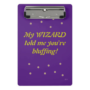 wizard quote mini clipboard