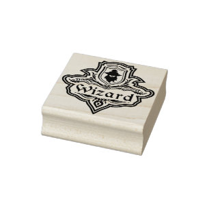 Wizard Rubber Stamp