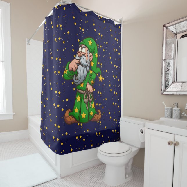 Wizard Shower Curtain (In Situ)