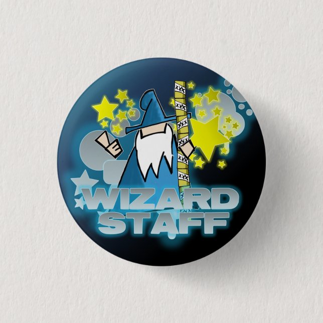 Wizard Staff Button (Front)