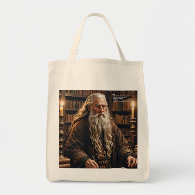 Wizard Tote Bag (Front)
