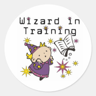 Wizard Training Classic Round Sticker