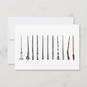 Wizard Wands Thank You Card