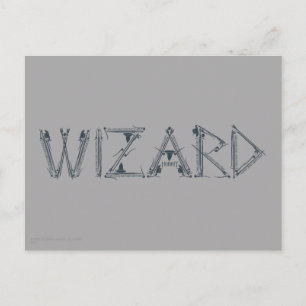 Wizard Weapon Collage Postcard