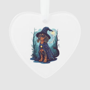 Wizard Wiener � Magical Dachshund Ornament