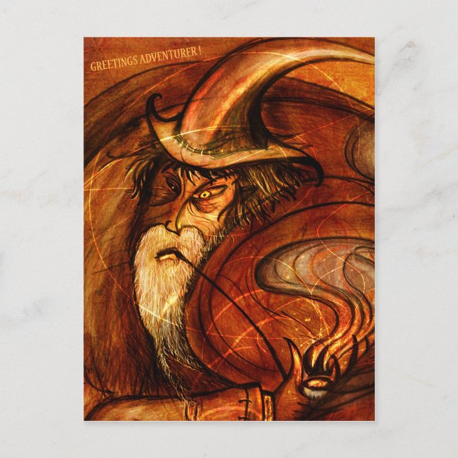 Wizard Wishes Postcard (Front)