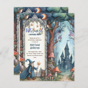 Wizard Witches Party Magical Fantasy Wands Castles