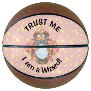 Wizard with Ball Basketball