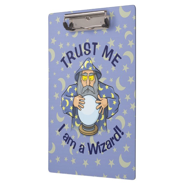 Wizard with Ball Clipboard (Left)