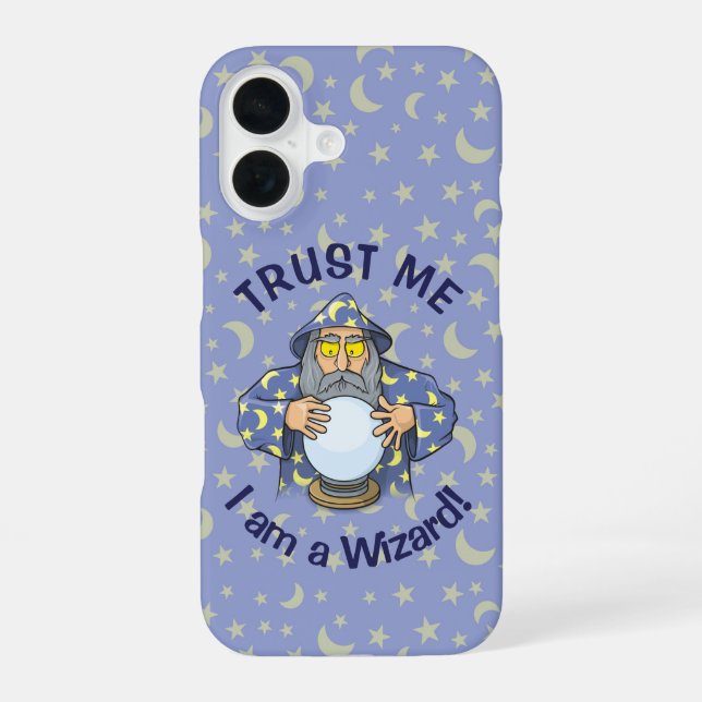 Wizard with Ball iPhone 16 Case (Back)