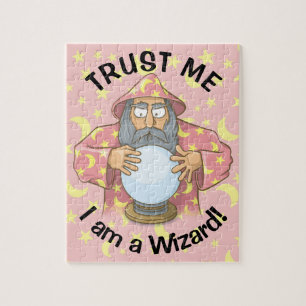 Wizard with Ball Jigsaw Puzzle
