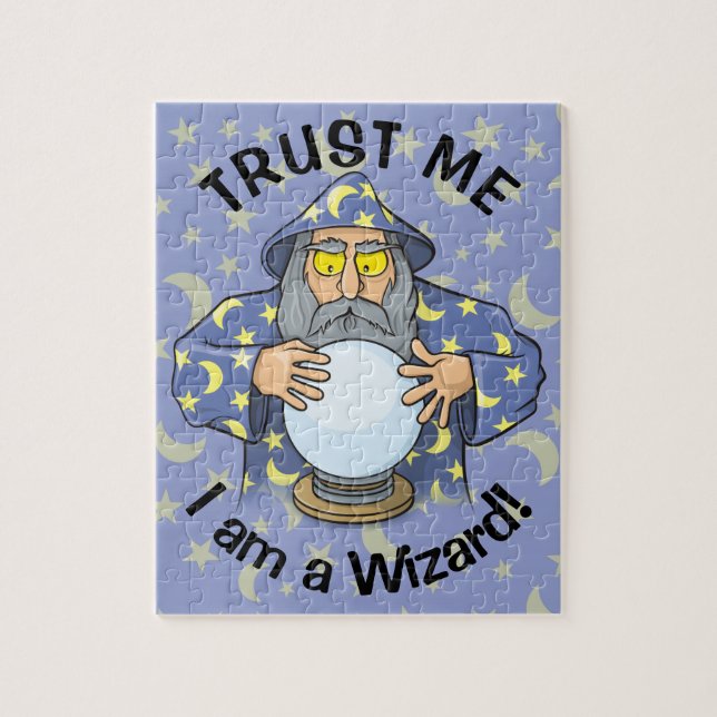 Wizard with Ball Jigsaw Puzzle (Vertical)