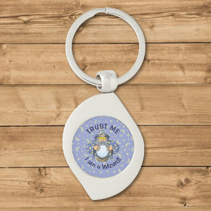 Wizard with Ball Key Ring