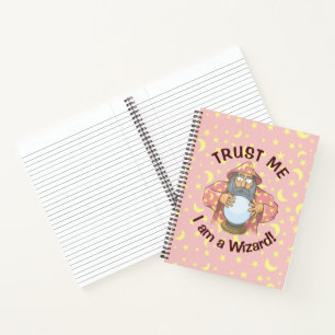 Wizard with Ball Notebook