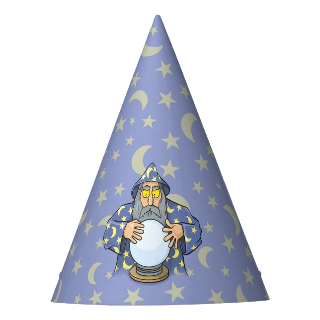 Wizard with Ball Party Hat (Front)
