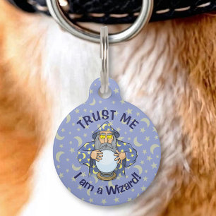 Wizard with Ball Pet Tag