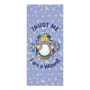 Wizard with Ball Rack Card