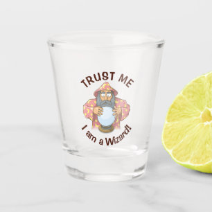 Wizard with Ball Shot Glass