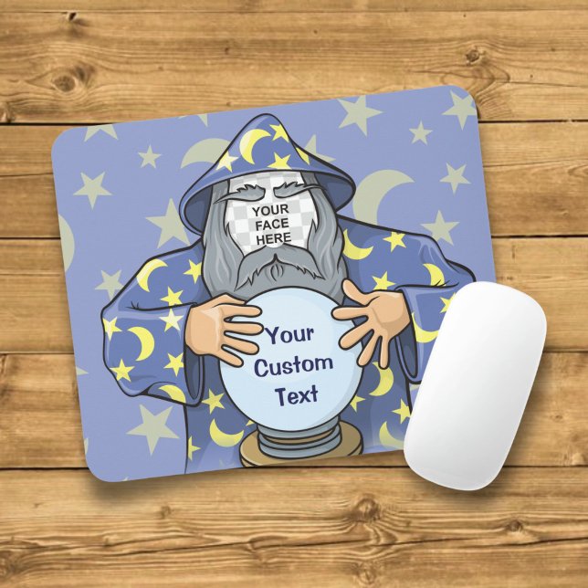 Wizard with your face mouse mat (Creator Uploaded)