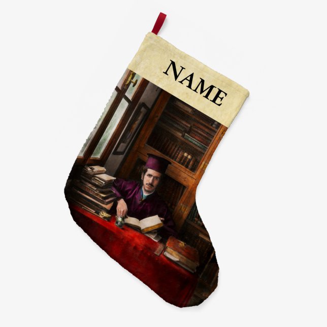 Wizard - Wizard in training 1898-1946 Large Christmas Stocking (Front (Hanging))