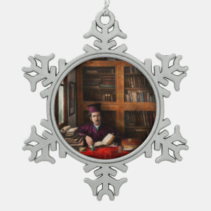Wizard - Wizard in training 1898-1946 Snowflake Pewter Christmas Ornament