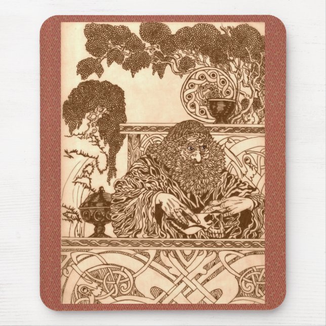 Wizard Woodland Mouse Mat (Front)