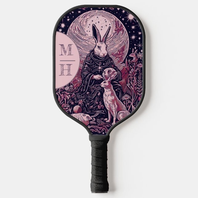 Wizarding Hare  Pickleball Paddle (Front)