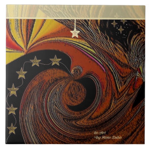 "Wizardry" Ceramic Photo Tile