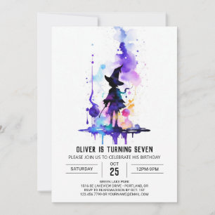 Wizardry Little Wizard Birthday Invitation