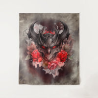 Wizardry | Red Eyed Smoky Demon Beast with Roses