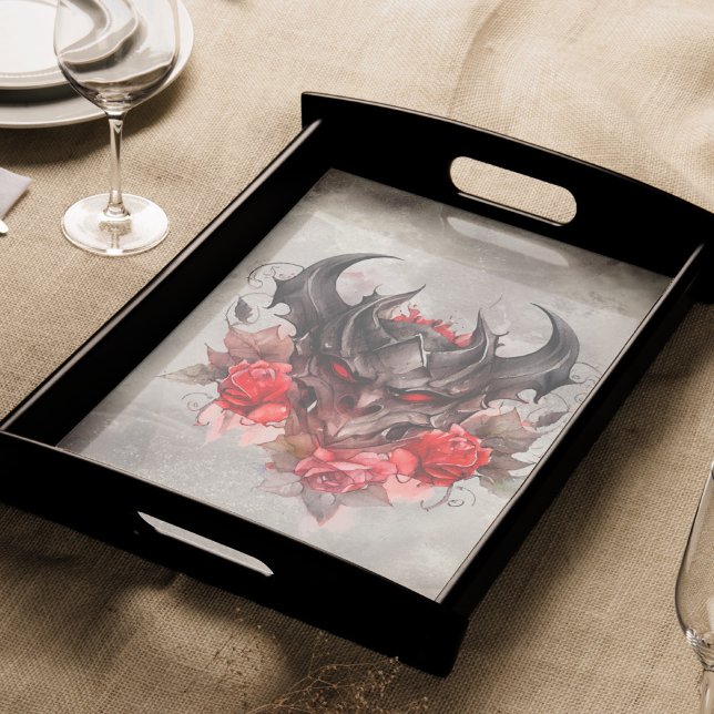 Wizardry | Red Eyed Smoky Demon Beast with Roses Tissue Paper (Creator Uploaded)