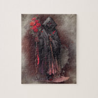 Wizardry | Shadowy Dark Witch Glowing Red Eyes