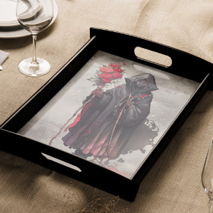 Wizardry   Shadowy Dark Witch Glowing Red Eyes Tissue Paper