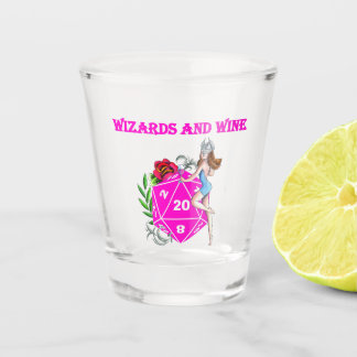 Wizards and Wine Shot Glass