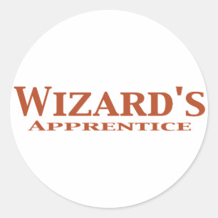 Wizard's Apprentice Gifts Classic Round Sticker
