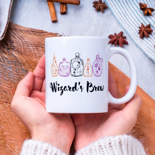 Wizard's Brew Funny Customisable Coffee Mug (Creator Uploaded)