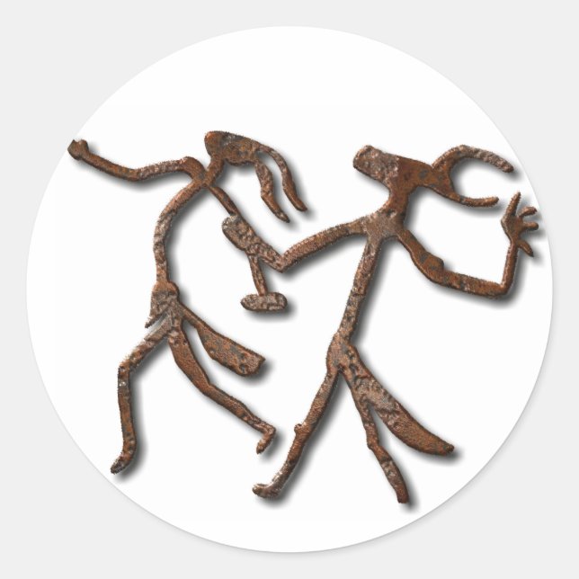 Wizards Dance-rust sticker (Front)