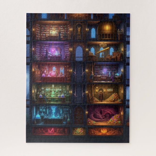 Wizard's Tower Jigsaw Puzzle (Vertical)